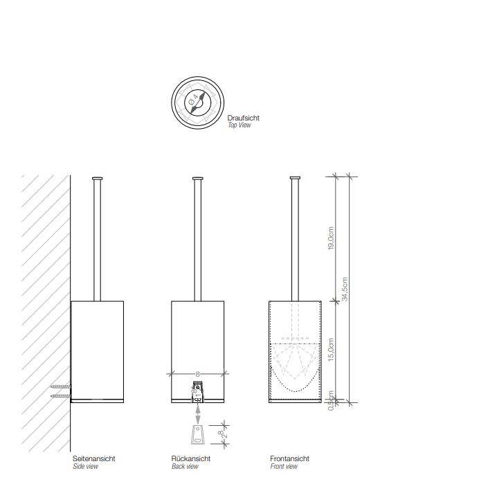 Держатель туалетной бумаги Decor Walther DW 08120 ФОТО