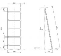 Держатель для полотенца Decor Walther Stone 09318 схема 1