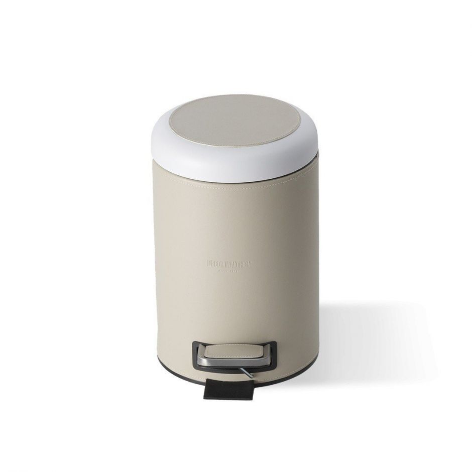 Изображение Ведро для мусора Decor Walther Brownie с отделкой из искусственной кожи 09395