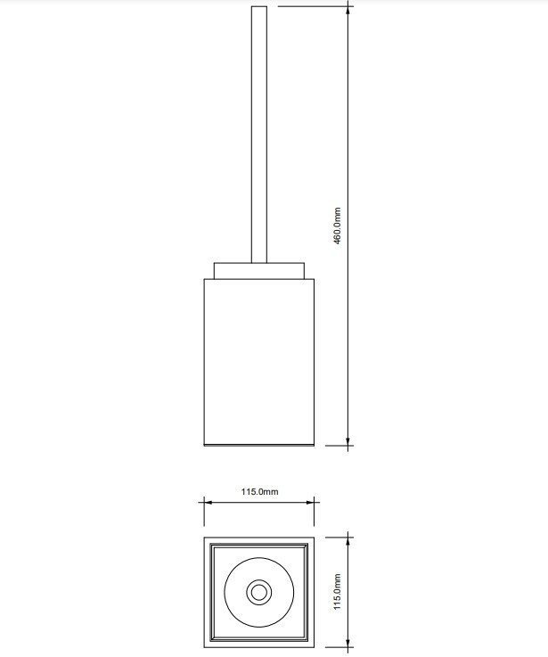 Ершик для унитаза Decor Walther Brownie 09406 ФОТО