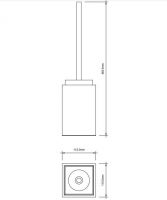 Ершик для унитаза Decor Walther Brownie 09406 схема 2