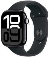 Умные часы Apple Watch Series 10 46mm Jet Black Aluminum Case with Black Sport Band M/L (MWWQ3LW/A)