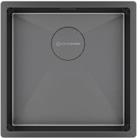 Мойка кухонная Kuchenstern KRAFT 45 AISI 304/R10 50050 44х44 см схема 1