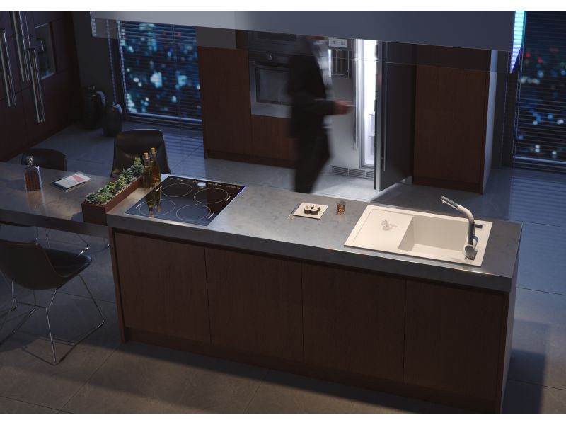 Мойка для кухни Alveus FORMIC 30 GRANITAL+ с сифоном 76х50 см ФОТО