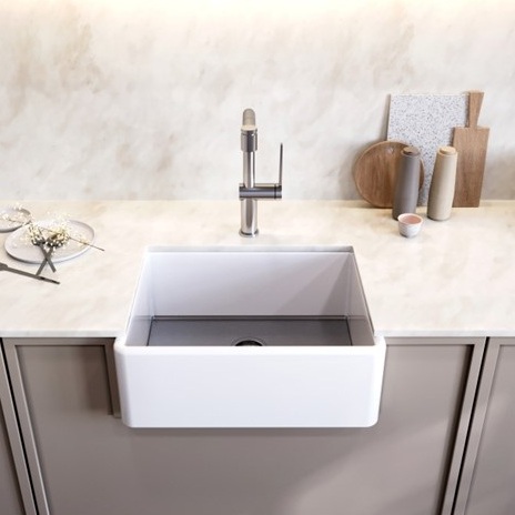 Изображение Мойка для кухни Alveus NEOCERAMIC 40 227978 44,8х44,8х21,2 белая