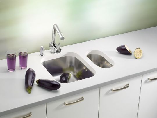 Мойка для кухни Alveus VARIANT 110 SAT в комплекте с сифоном 14,8х30х12 см схема 2