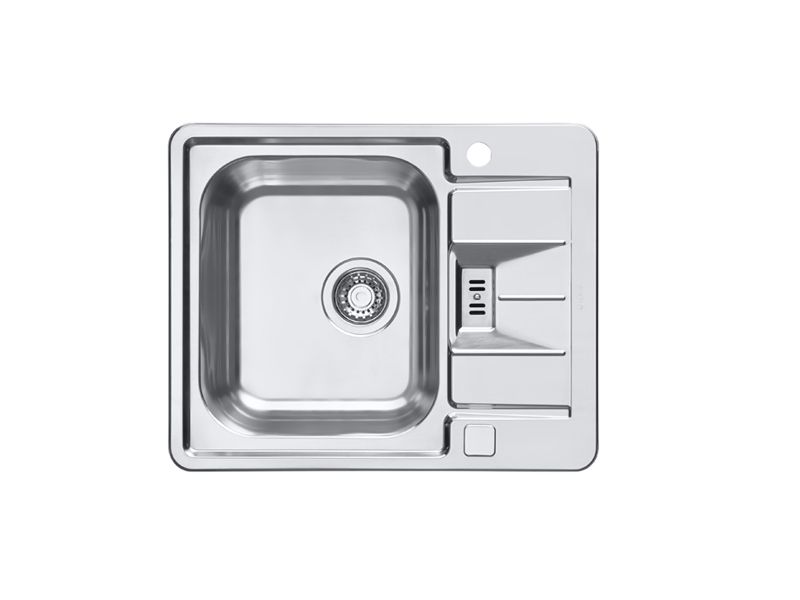 Изображение Мойка для кухни Alveus LINE MAXIM 60 SAT-90 LUX в комплекте с сифоном 61х50 см