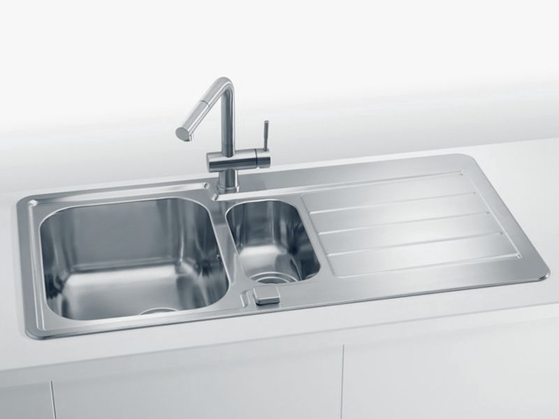 Мойка для кухни Alveus FS LINE MAXIM 10-SAT 1+1/2 в комплекте с сифоном 98,5х50,5 см ФОТО