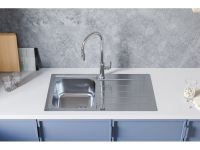 Мойка для кухни Alveus LINE MAXIM 20 SAT-90 FS c сифоном 86,5х50,5 см схема 2