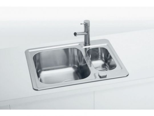 Мойка для кухни Alveus LINE MAXIM 50 FS SAT 90 в комплекте с сифоном 61,5х50,5 см схема 2