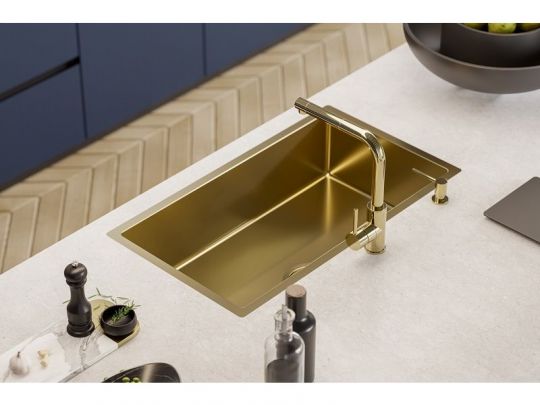 Мойка для кухни Alveus QUADRIX MONARCH 60 с выпуском без сифона 74х40х20 см схема 9