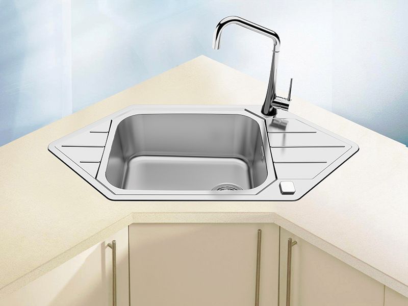 Мойка для кухни Alveus PRAKTIK 130 SAT 90 FI в комплекте с сифоном 98,5х50 см ФОТО