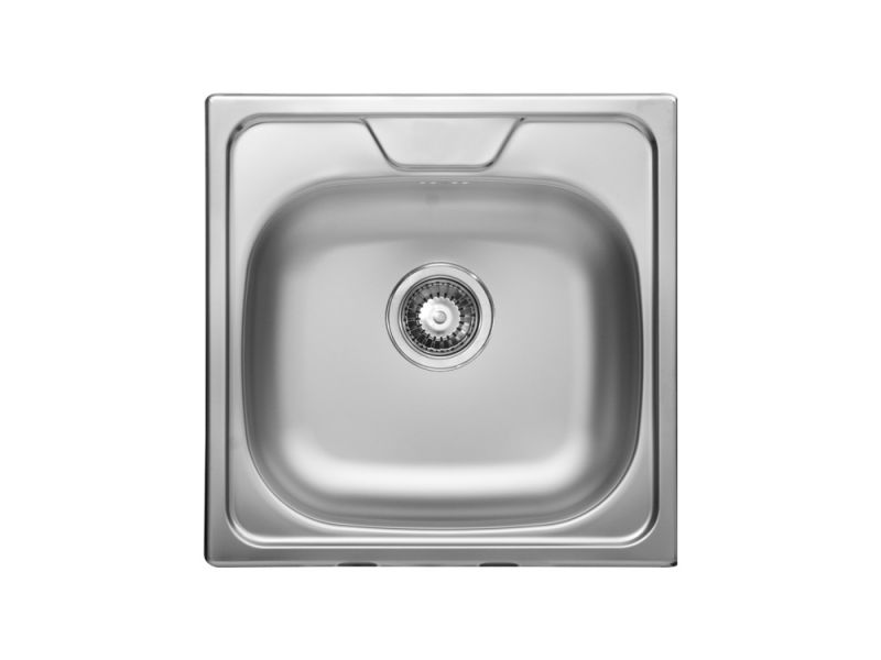 Изображение Мойка для кухни Alveus GENESIS ALLUX 70 в комплекте с сифоном 48х48 см