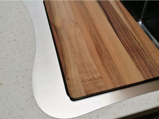 Мойка для кухни Alveus JUBILEE KMB 90 FI с сифоном и разделочной доской 61,5х54,6 см схема 3