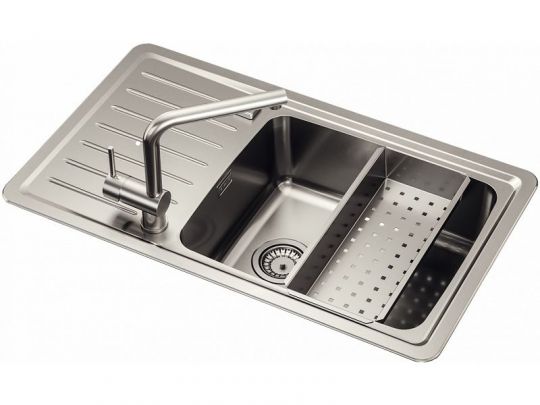Мойка для кухни Alveus GALEO 30 SAT 90 FI в комплекте с сифоном 86х50 см схема 2