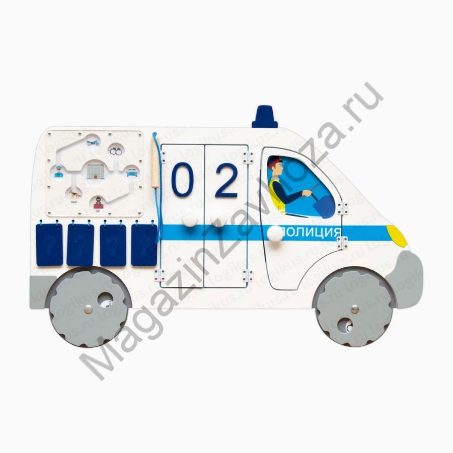 Бизиборд "Полицейская машина"