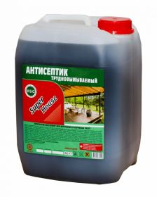 Антисептик Трудновымываемый Super Hause БС-77 10л от Биопоражений / Супер Хаус