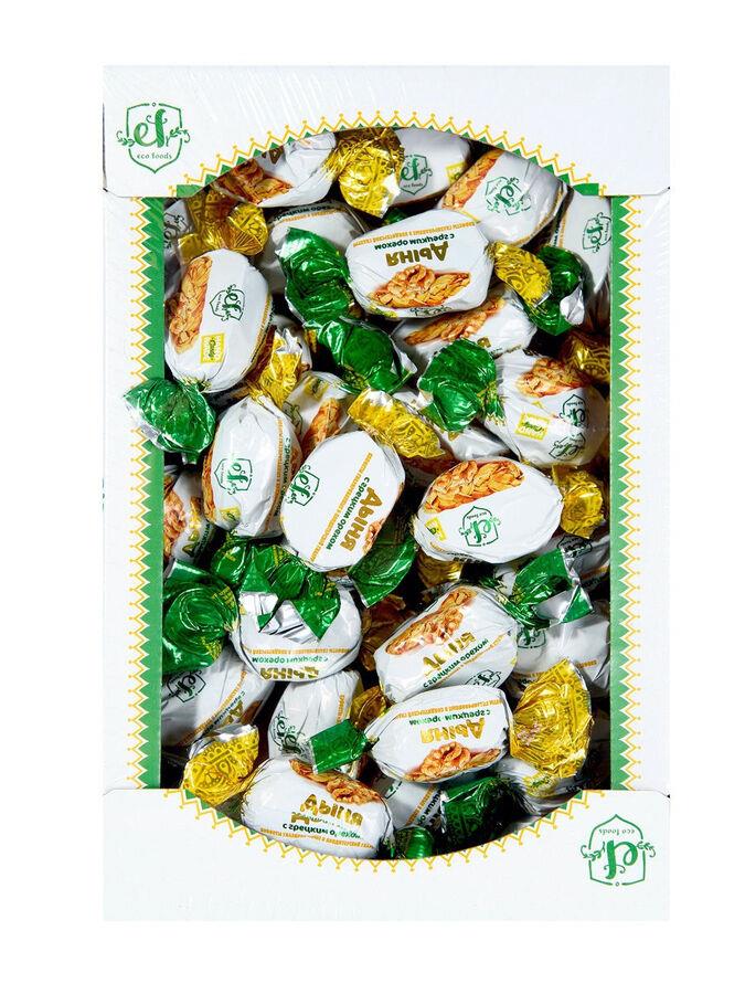 Конфеты Дыня с грецким орехом глазированные 1уп*1кг