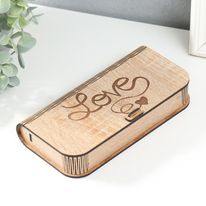 Шкатулка "Love" 17х8,5х3,5 см