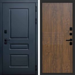 Входная дверь Termo-door Аляска Графит с терморазрывом - Мастино Дуб