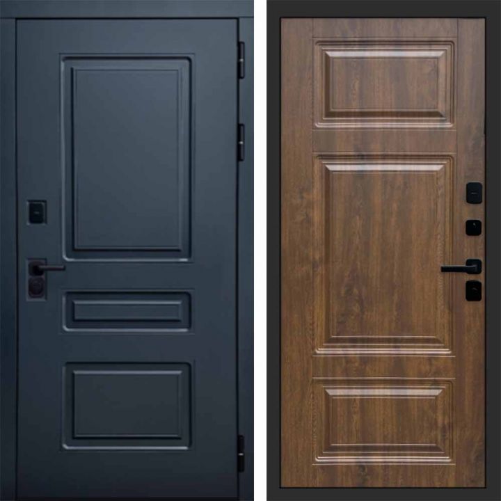 Входная дверь Termo-door Аляска Графит с терморазрывом - Лион Дуб