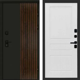 Входная дверь Termo-door Премиум винорит Форт Дуб с терморазрывом - Классика Белое дерево