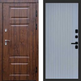 Входная дверь Termo-door Премиум винорит Дуб с терморазрывом - FLAT Грей софт