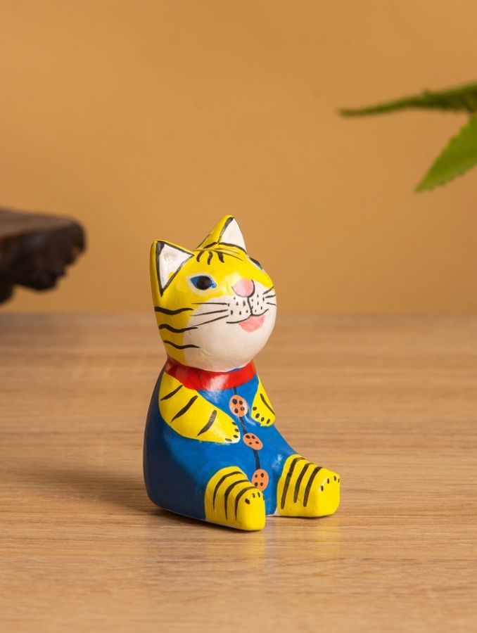 Сувенир «Тигренок», 3?4?6 см, дерево