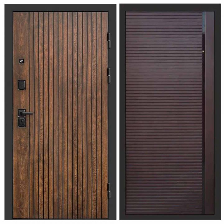 Входная дверь Termo-door Твист Дуб style - Porte Шоколад