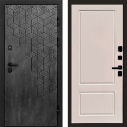 Входная дверь Termo-door Спейс Бетон патина - Марсель Слоновая кость