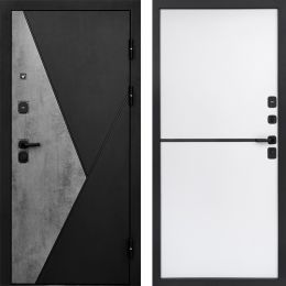 Входная дверь Termo-door Матрикс Бетон - Нео White