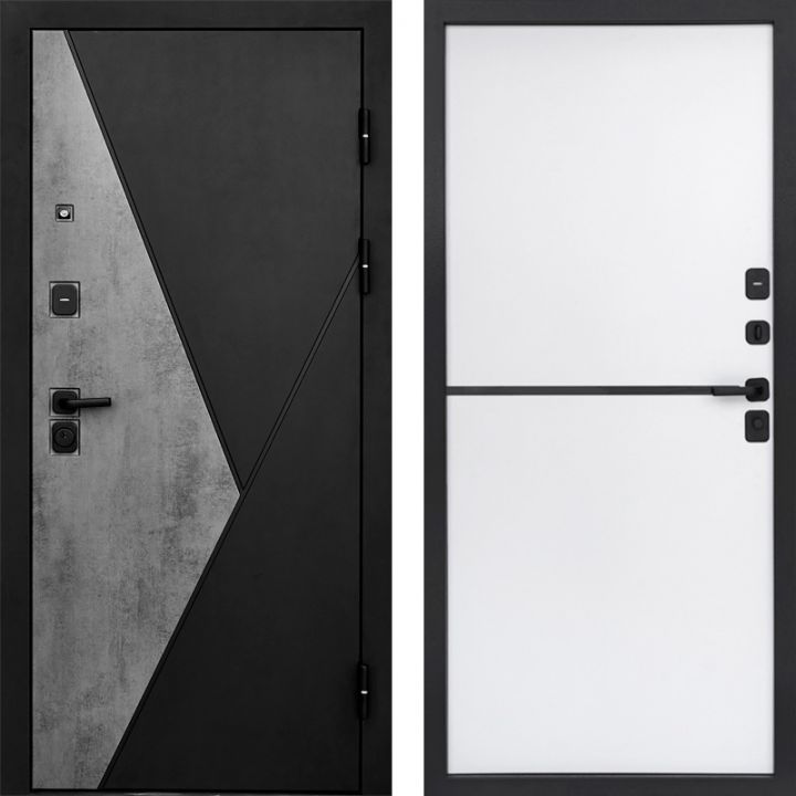 Входная дверь Termo-door Матрикс Бетон - Нео White