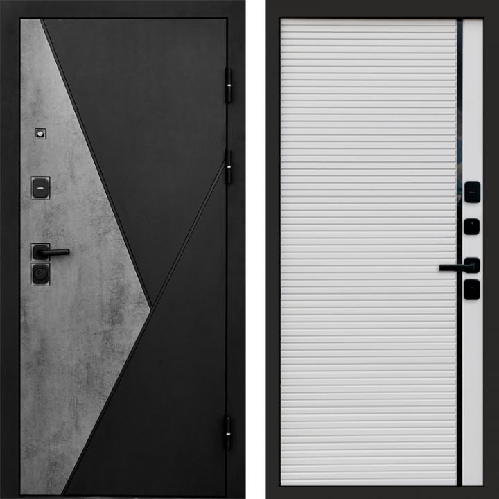 Входная дверь Termo-door Матрикс Бетон - Porte white