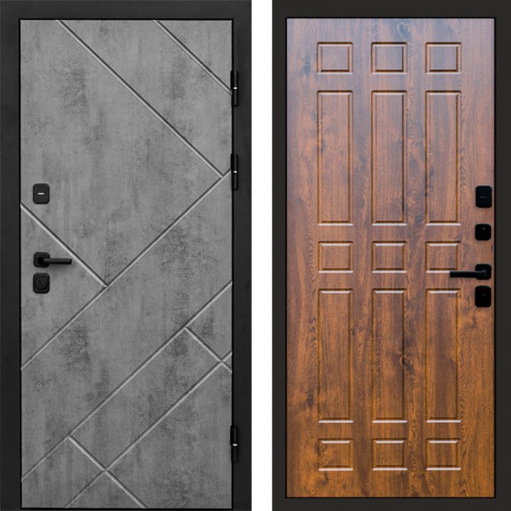 Входная дверь Termo-door Стоун Бетон - Спарта Дуб