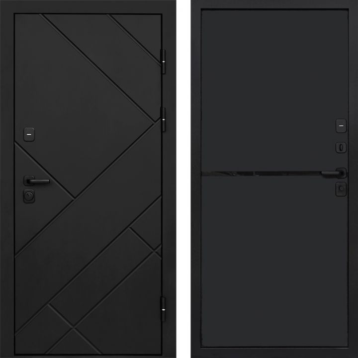 Входная дверь Termo-door Стоун Black - Нео Black