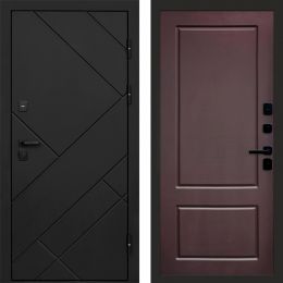 Входная дверь Termo-door Стоун Black - Марсель Шоколад