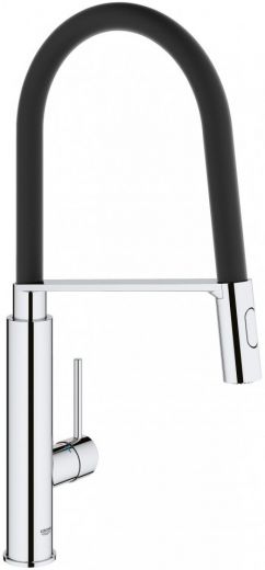 31491000 Concetto Смеситель для кухни с профессиональной лейкой, хром/черный