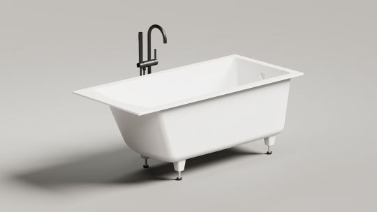 Встраиваемая ванна Salini Cascata 150x70 схема 3