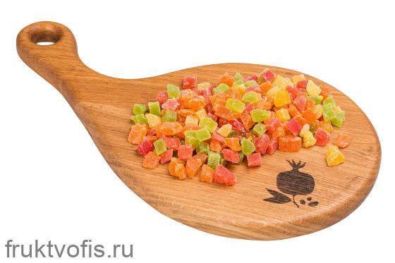 .Ананас цукаты кубик микс 1 кг
