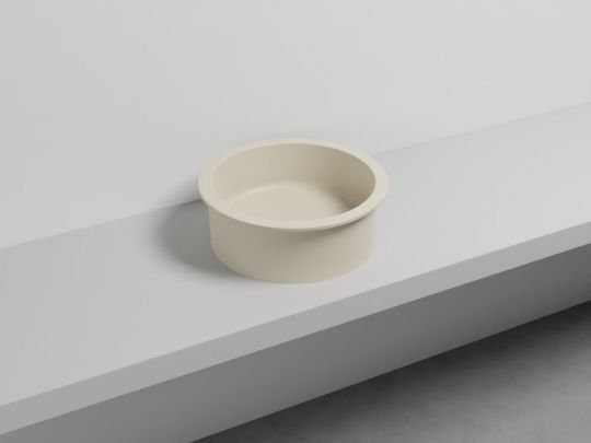 Cielo Catino 65 раковина  450х160 мм, накладная, круглая, без отверстий для смесителя, без перелива схема 16