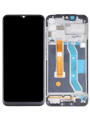 Дисплей для Realme C11 (RMX2185, матрица Original) в рамке с сенсорным стеклом