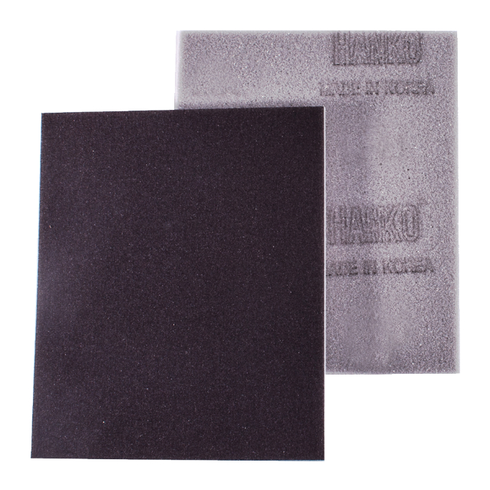 Hanko Sponge Губка абразивная односторонняя, 115мм.х140мм.х5мм., Р220 Ultra Fine., в упаковке 20шт.