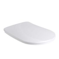 Тонкое быстросъемное сиденье для унитаза Kerasan Nolita 5391 плавное закрывание схема 1