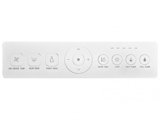 Унитаз подвесной UNI-FLOW MI-SMART CH1048ZR-A в комплекте с крышкой-биде схема 2