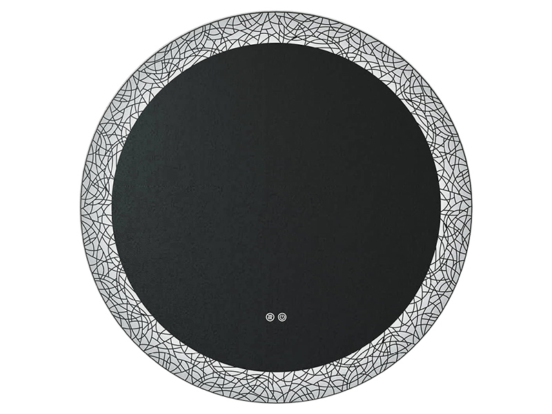 Зеркало c подсветкой и защитой от запотевания UNI-FLOW M-213 круглое D-60 см