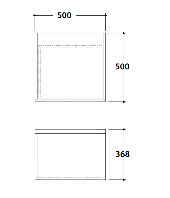 Тумба подвесная в ванную комнату Globo Linea LB3650M 50x50x36,8 ФОТО