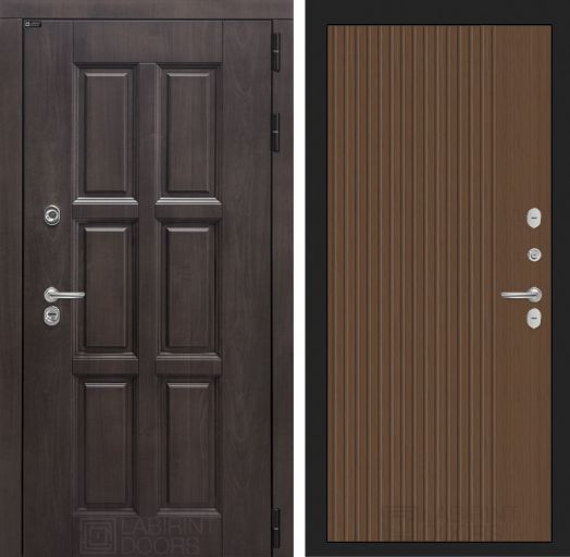 Входная дверь Лабиринт Лондон - 29 Дуб кантри темный с терморазрывом