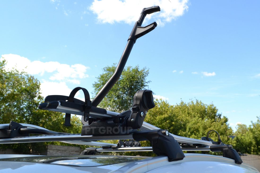 велокрепление "PT Group" на крышу алюминиевое