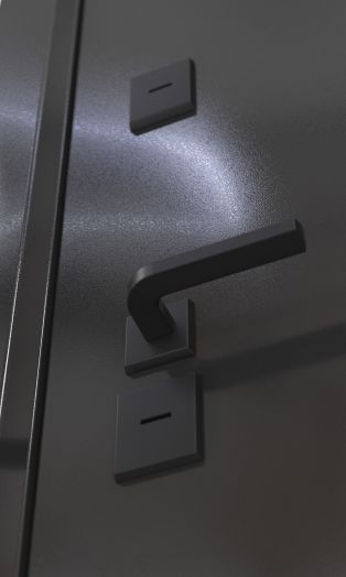 Входная дверь с терморазрывом Бункер BN 10 Тепло Плюс - 07 Белое дерево