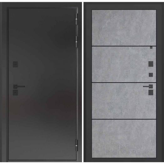 Входная дверь с терморазрывом Бункер BN 10 Тепло Плюс - 25 Бетон светлый